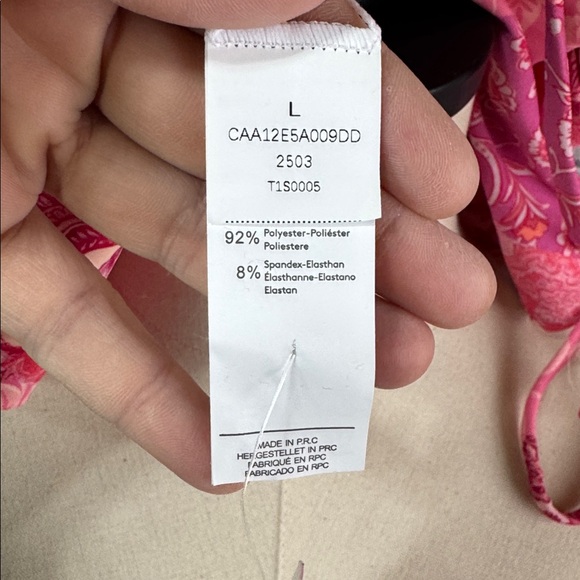 Cupshe x JJD Island Fresco Paisley One-Piece Swimsuit Large L NEW - Picture 14 of 15